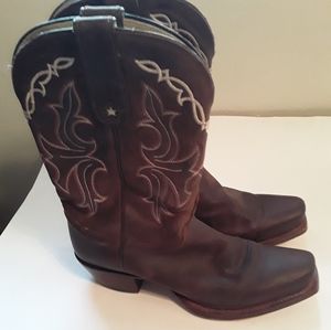 Tony Lama Women's 8.5B Cowboy Boots VF6007